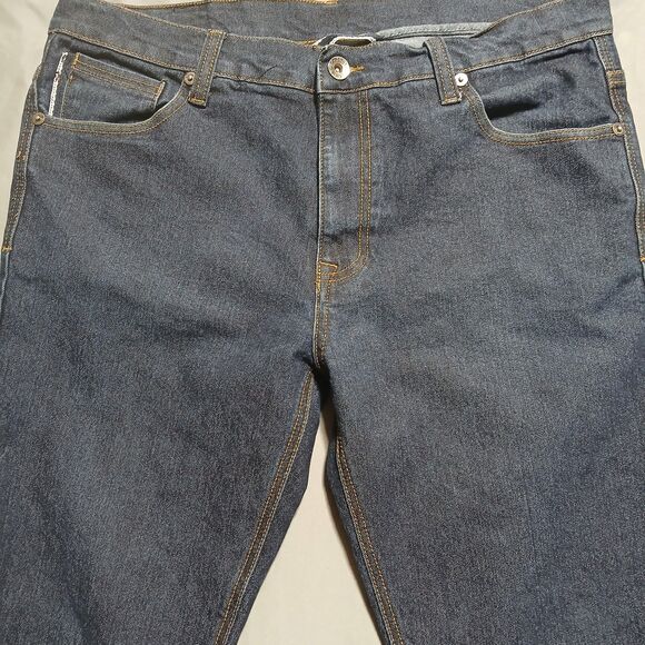 Southpole Men 36x32 Jeans Dark Wash Stretch Indigo Blue Selvedge Denim Skate Y2K - Picture 3 of 14